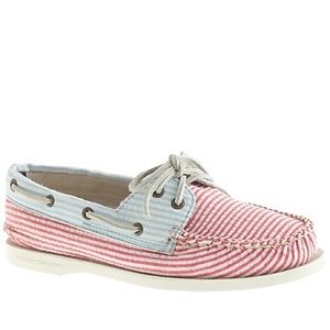 Sperry Top-Sider x J.Crew Seersucker Boat Shoes